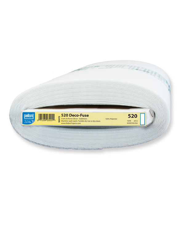 Pellon® 520 Deco-Fuse™ Fabric Stabilizer, White 18″ x 10 Yards by
