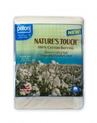 Pellon E 80/20 Cotton Polyester Quilt Batting with Scrim 80% Cotton 13%  Polyester 7% Polypropylene Scrim