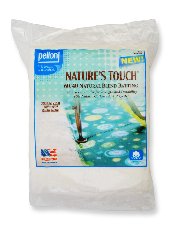 Pellon Natures Touch 100% Natural Cotton Batting no scrim 96in x 9yd