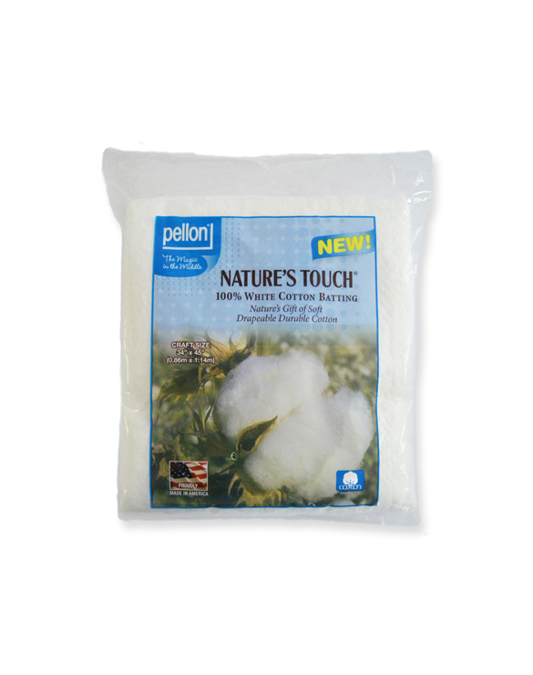 G White Cotton Batting With Scrim Needle Punched Pellon® Projects